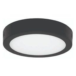 Panel led  TREFI - aplicar - circular  18w - L.N. - NEGRA